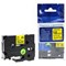 Brother P-Touch TZe-641 Label Tape, Black on Yellow, 18mmx8m