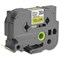 Brother P-Touch TZe-651 Label Tape, Black on Yellow, 24mmx8m