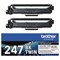 Brother TN-247BKTWIN Toner Cartridge HY Black Twinpack TN247BKTWIN