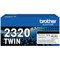 Brother TN-2320TWIN Toner Cartridge HY Black Twinpack TN2320TWIN