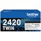 Brother TN-2420TWIN Toner Cartridge HY Black Twinpack TN2420TWIN