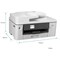 Brother MFC-J6540DW A3 Wireless All-In-One Colour Inkjet Printer, White