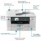 Brother MFC-J6940DW A3 Wireless All-In-One Colour Inkjet Printer, White