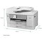 Brother MFC-J6955DW A3 Wireless All-In-One Colour Inkjet Printer, White
