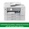 Brother MFC-J6955DW A3 Wireless All-In-One Colour Inkjet Printer, White
