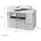 Brother MFC-J6957DW A3 Wireless All-In-One Colour Inkjet Printer, White