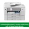 Brother MFC-J6957DW A3 Wireless All-In-One Colour Inkjet Printer, White