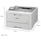 Brother HL-L8230CDW A4 Wireless Colour Laser Printer, Grey