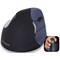 Bakker Elkhuizen Evoluent4 Right Hand Ergonomic Mouse, Wired, Black and Grey