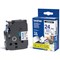 Brother P-Touch TZe-253 Label Tape, Blue on White, 24mmx8m