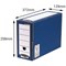 Bankers Box Premium Transfer Files, Foolscap, Blue & White, Pack of 10