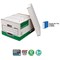 Bankers Box Storage Boxes, Green & White, Pack of 10
