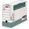 Bankers Box Transfer Files, Foolscap, White & Green, Pack of 10