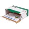 Bankers Box Transfer Files, Foolscap, White & Green, Pack of 10