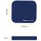 Fellowes Microban Mouse Mat, Antibacterial, Non-slip, Blue