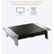 Fellowes Office Suites Monitor Stand with Drawer, Adjustable Height, Black and Silver