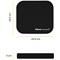 Fellowes Microban Mouse Mat, Antibacterial, Non-slip, Black Fellowes Microban Mouse Mat, Antibacterial, Non-slip, Black