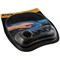 Fellowes Crystal Gel Mouse Mat, With Wrist Rest, Black