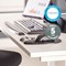 Fellowes Crystal Gel Mouse Mat, With Wrist Rest, Black