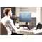 Fellowes Designer Suites Monitor Stand with Drawer, Adjustable Height, Black