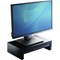 Fellowes Designer Suites Monitor Stand with Drawer, Adjustable Height, Black