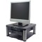 Fellowes Premium Monitor Stand Plus with Drawer and Copyholder, Adjustable Height, Black