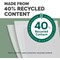 Fellowes Recycled A3 PVC Binding Covers Clear 200 Micron (Pack of 100)