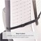 Fellowes Slimline Back Support, Soft- touch Fabric with Adjustable Strap, Graphite