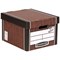 Bankers Box Premium Presto Classic Box, Woodgrain, Pack of 5