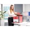 Bankers Box Premium Presto Tall Storage Box, Red, Pack of 5