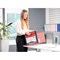 Bankers Box Premium Presto Tall Storage Box, Red, Pack of 5