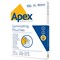 Fellowes Apex A4 Laminating Pouches, 250 Microns, Glossy, Pack of 100