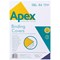 Fellowes Apex Lightweight PVC Binding Covers, 140 micron, Clear, A4, Pack of 100