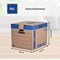 Bankers Box Smooth Move Removal Boxes, W457xD457xH406mm, Brown, Pack of 5 Bankers Box Smooth Move Removal Boxes, W457xD457xH406mm, Brown, Pack of 5