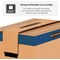 Bankers Box Smooth Move Prime Moving Boxes, W609xD457xH457mm, Brown, Pack of 5