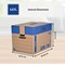 Bankers Box Smooth Move Prime Moving Boxes, W609xD457xH457mm, Brown, Pack of 5 Bankers Box Smooth Move Prime Moving Boxes, W609xD457xH457mm, Brown, Pack of 5