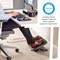 Fellowes Professional Series Ultimate Height Adjustable Foot Support, Black