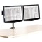 Fellowes Professional Series Deskclamped Dual Monitor Arm, Adjustable Height, Black