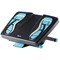 Fellowes Energizer Footrest, Black with Reflexology Mapping