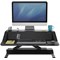 Fellowes Lotus Sit Tabletop Stand Smooth Lift Counterbalance Technology Workstation, Adjustable Height, Black