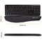 Fellowes Plush Touch Foam Microban Keyboard Wrist Rest, Black