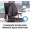 Fellowes Back Angel Back Support Black Fellowes Back Angel Back Support Black