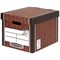 Bankers Box Premium 726 Archive Boxes, Woodgrain, Pack of 10