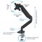 Fellowes Platinum Series Deskclamped Single Monitor Arm, Adjustable Height, Black