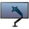 Fellowes Platinum Series Deskclamped Single Monitor Arm, Adjustable Height, Black