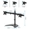 Fellowes Professional Series Tabletop Dual Monitor Arm, Adjustable Height, Black