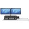 Fellowes Lotus RT Sit/Stand Workstation Dual Screen Black