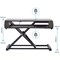 Fellowes Corsivo Tabletop Sit Stand Workstation, Adjustable Height, Black