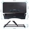 Fellowes Corsivo Tabletop Sit Stand Workstation, Adjustable Height, Black