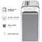 Fellowes Powershred LX221 P-5 Micro-Cut Shredder, 22 Litres